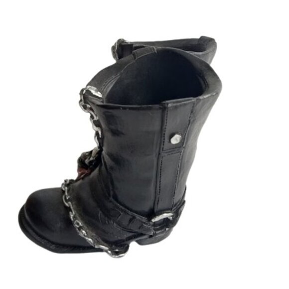 2015 DWK Moto Boot Skelton Born To Ride Salt & Pepper Holder - Picture 4 of 6